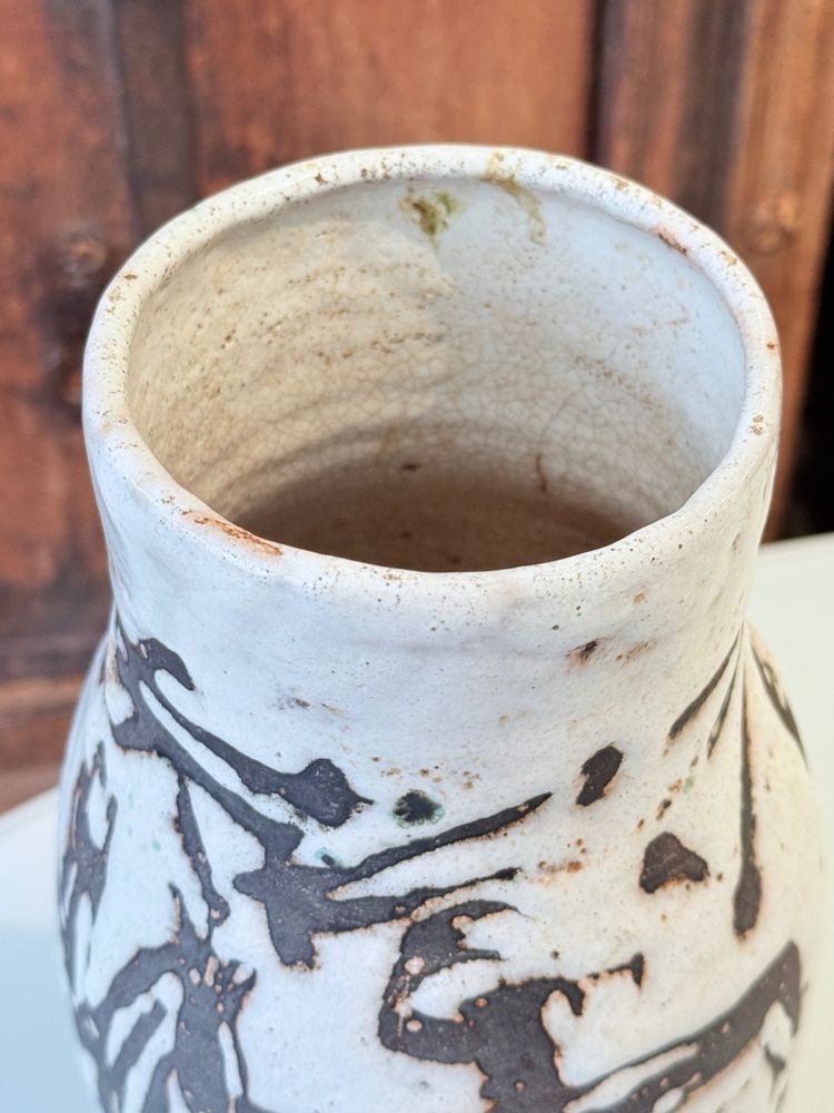 Ramos Vallauris figurative ceramic vase from the 50s/60s