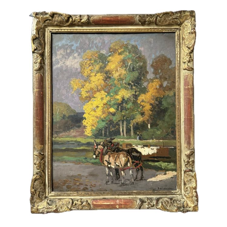 Paesaggio animato, riva del fiume di Ed Doigneau