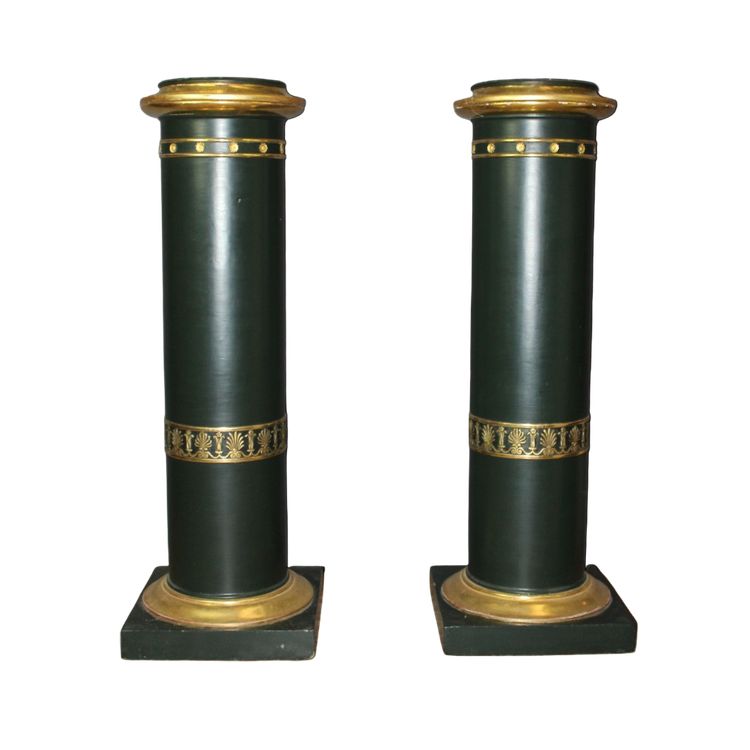 Pair of Empire style columns from the late 19th century