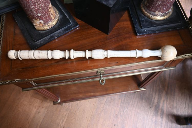 Rare baton de chef de fanfare du XIX