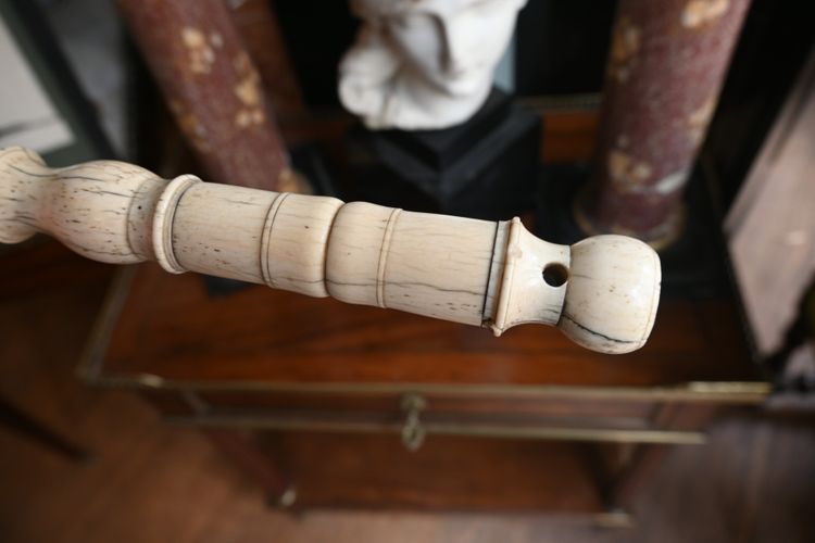 Rare baton de chef de fanfare du XIX