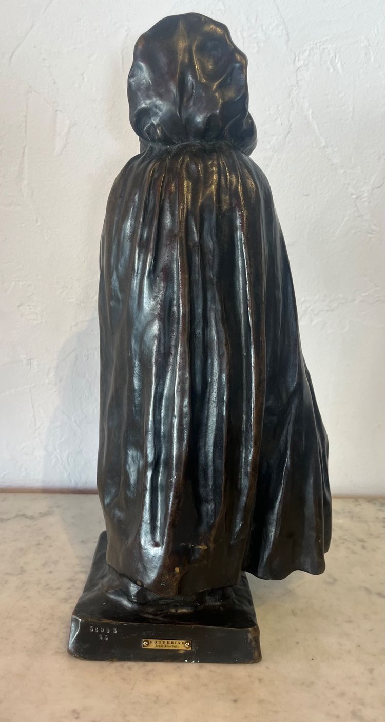 Scultura in bronzo - Il lattaio - L. Laporte Blairsy - Houdebine - Francia - XIX secolo