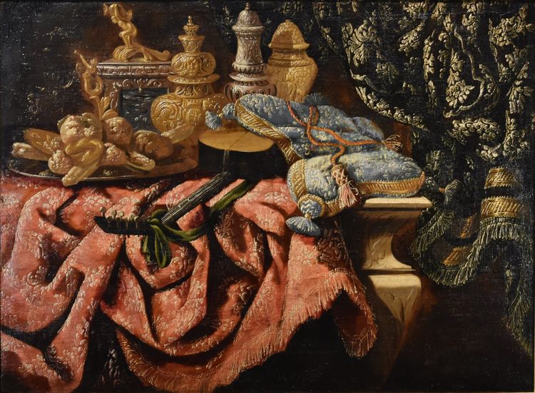 Antonio Tibaldi (rome, C. 1633 - 1684), Still Life With Precious Objects
