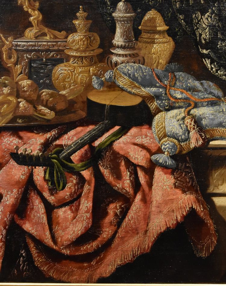 Antonio Tibaldi (rome, C. 1633 - 1684), Still Life With Precious Objects