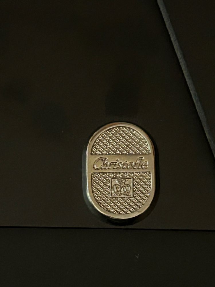 Christofle - Cadre photo - métal argenté - Motif de nœud marin