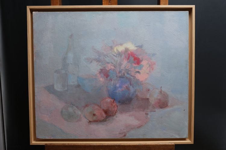 Stillleben in Pastellfarben