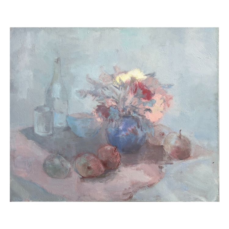 Stillleben in Pastellfarben