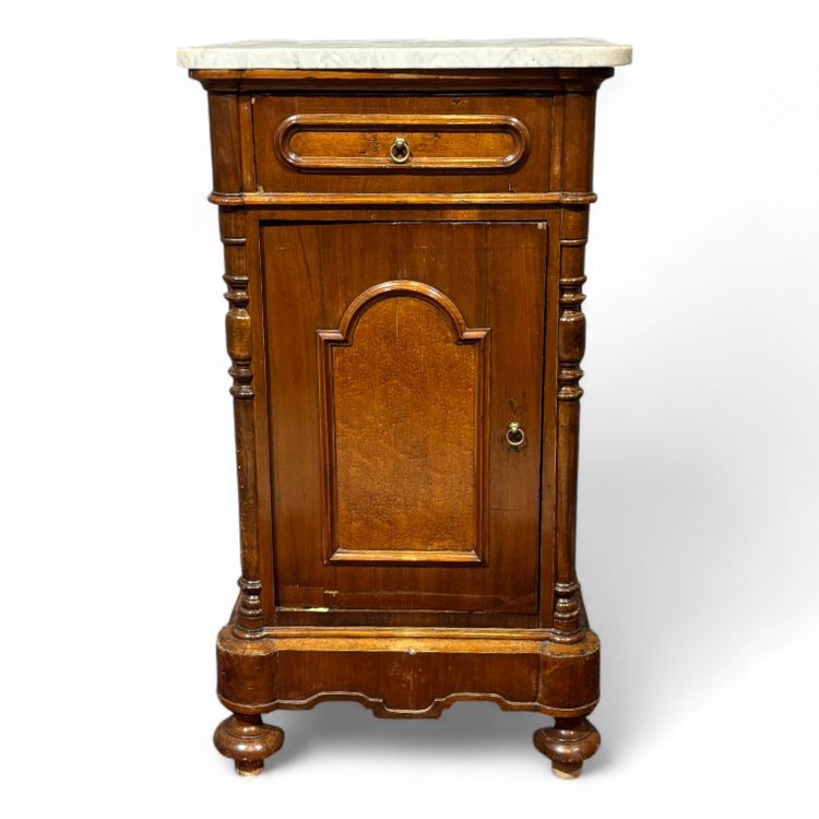 Antique pair of Louis Philippe bedside tables
