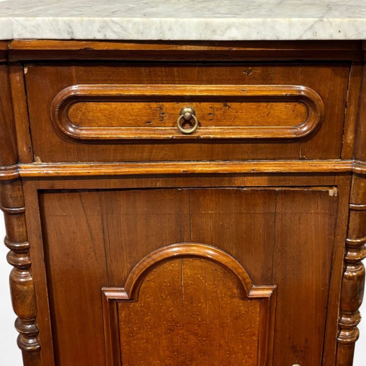 Antique pair of Louis Philippe bedside tables