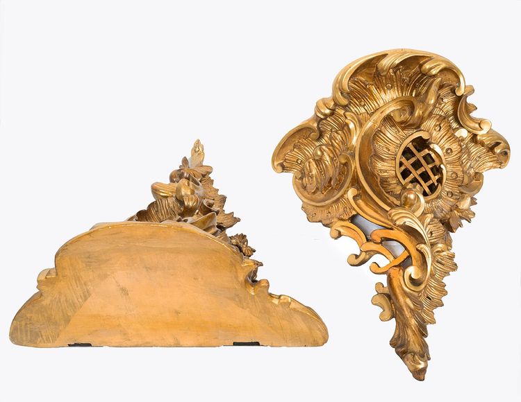 Paire d'étagères anciennes Louis Philippe, XIXe siècle.