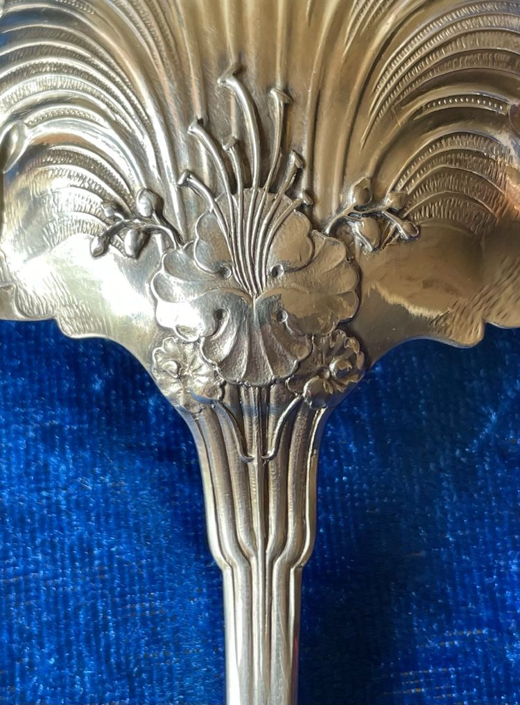 Rare Cardeilhac strawberry scoop.