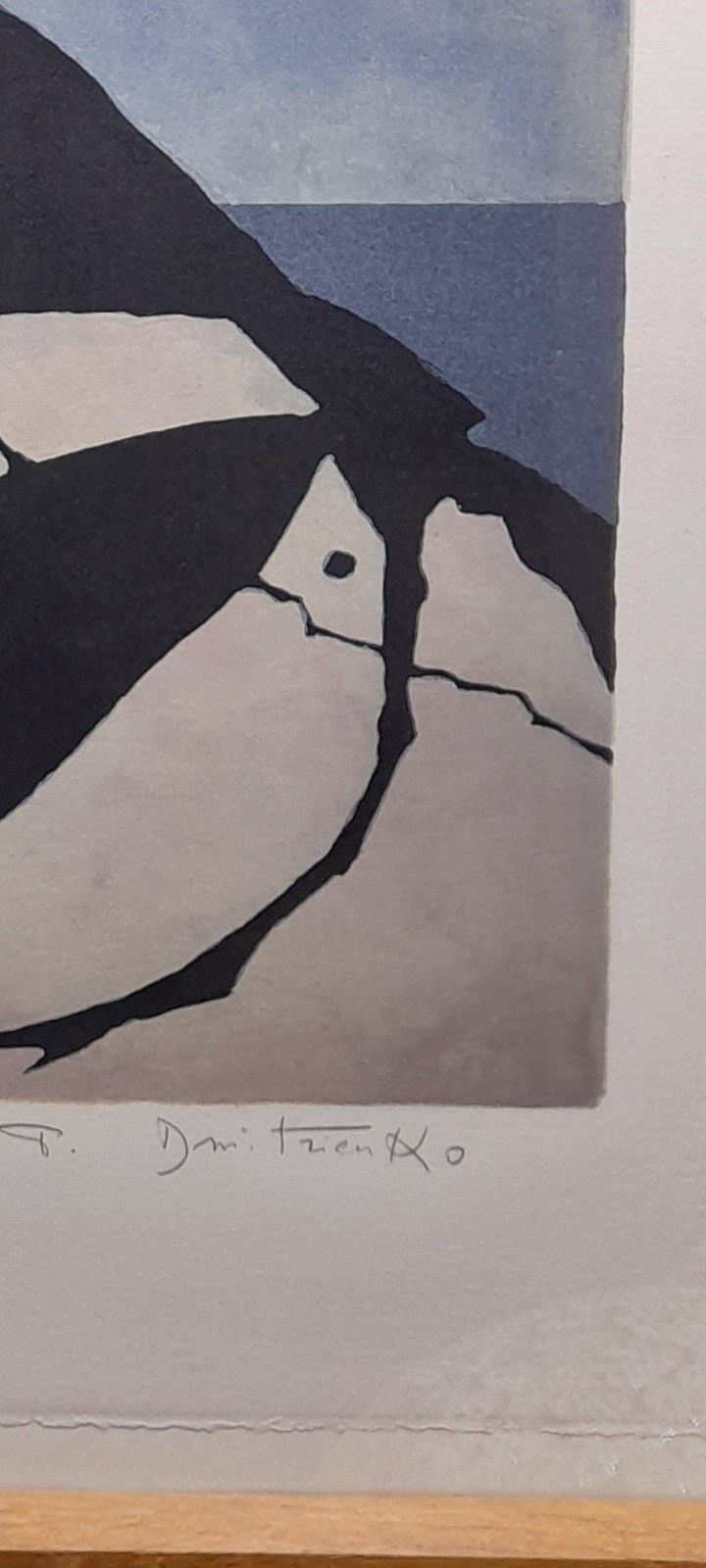 Pierre Dmitrienko "Hostage" lithograph