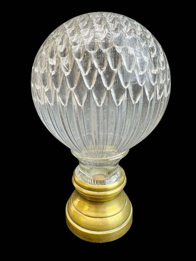 Boule d’escalier en cristal Nid d’Abeilles 