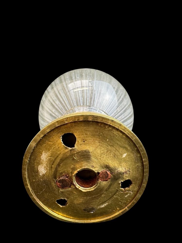 Boule d’escalier en cristal Nid d’Abeilles 