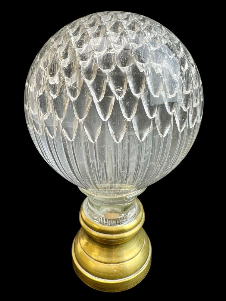 Boule d’escalier en cristal Nid d’Abeilles 