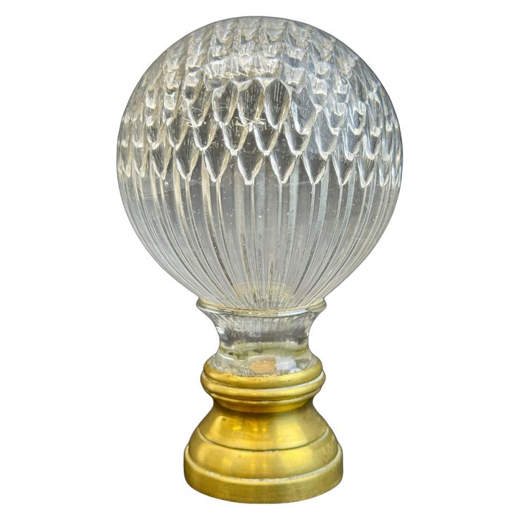 Boule d’escalier en cristal Nid d’Abeilles 