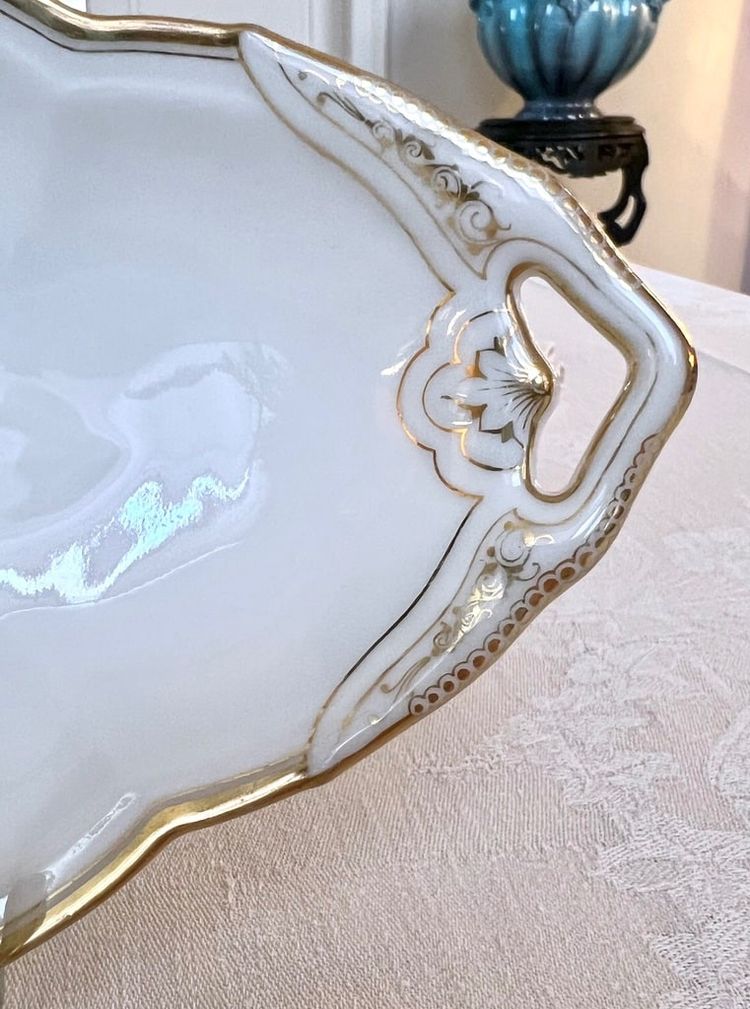 Ravier En Porcelaine De Limoges - Jean Pouyat - Vieux Paris - Tableware - Monograms