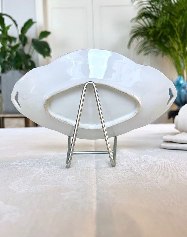 Ravier En Porcelaine De Limoges - Jean Pouyat - Vieux Paris - Tableware - Monograms