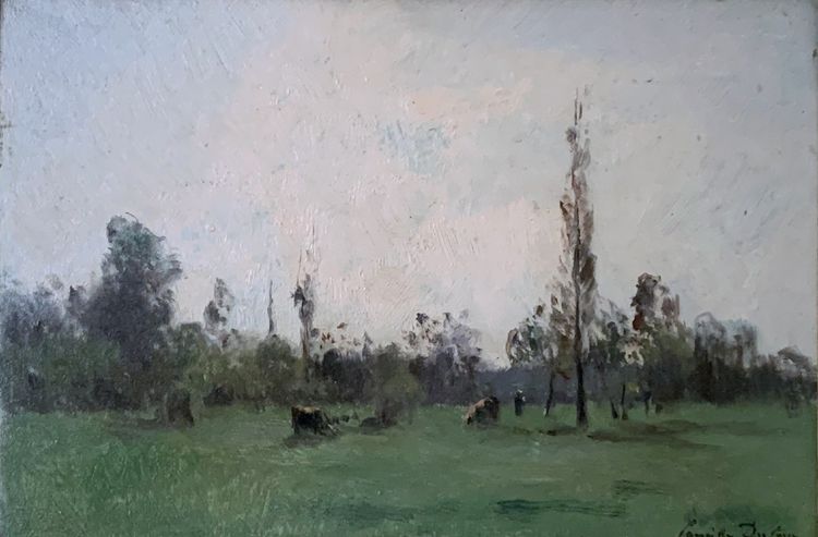 Paesaggio di Montigny-sur-Loing di Camille Dufour (1841-1933)