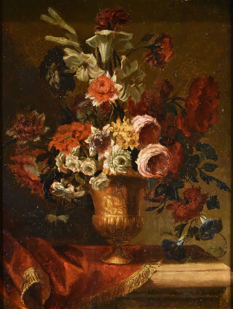 Blumenstillleben, Flämische Schule des 17. Jahrhunderts
