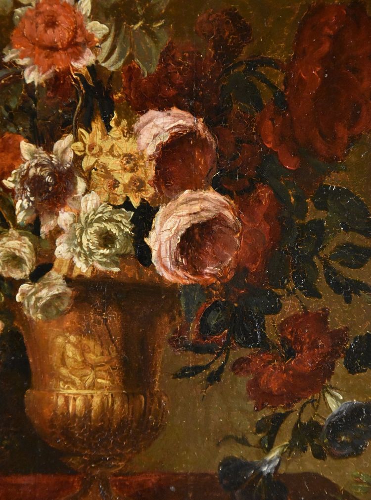Blumenstillleben, Flämische Schule des 17. Jahrhunderts