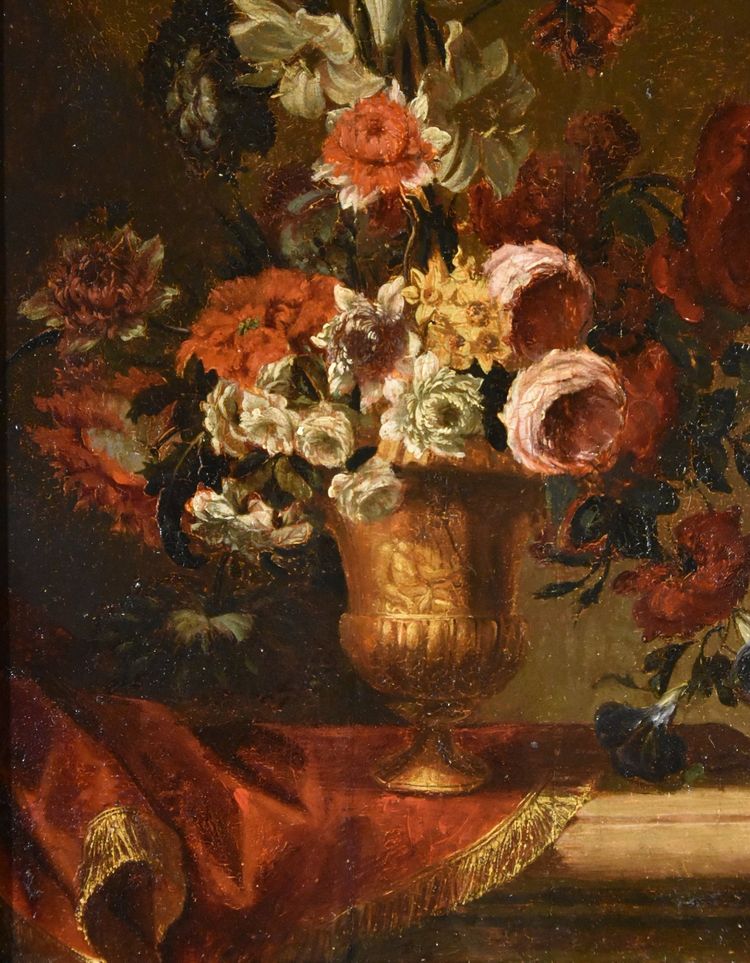 Blumenstillleben, Flämische Schule des 17. Jahrhunderts