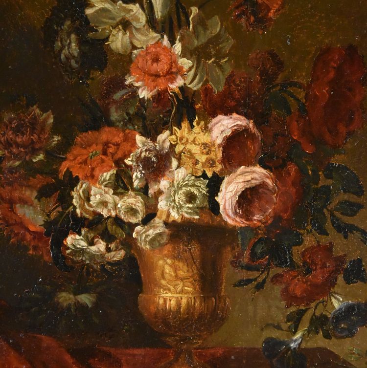 Blumenstillleben, Flämische Schule des 17. Jahrhunderts