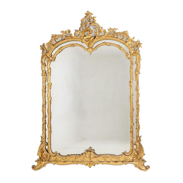 Miroir à parcloses de style Louis XV. Époque Napoléon III, circa 1880.LS64891856H