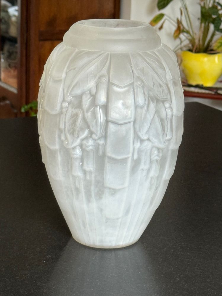 Superb and important Art Deco vase signed Muller Frères