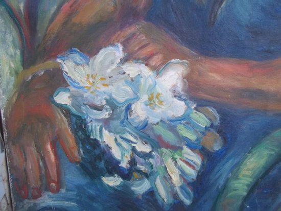 Elisabeth FUCHS. Giovane donna con un bouquet (studio intitolato dall'artista).