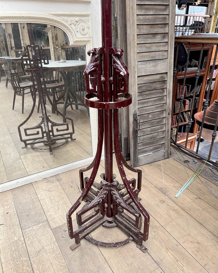 Porte manteau en fonte style Art nouveau