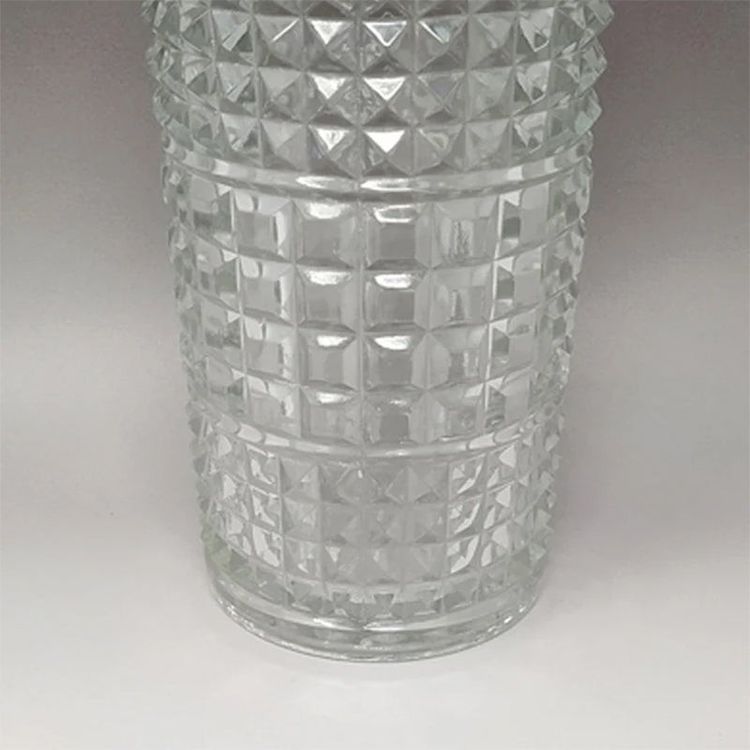1960s Stunning Cut Crystal Cocktail Shaker. Made in Italy