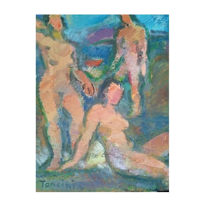 Louis TONCINI ( 1907- 2002 ). lES TROIS GRACES.