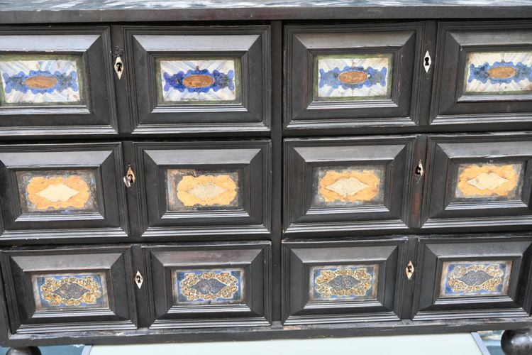 Cabinet Naples Italy, early 18th century workshop of Vittorio Billa