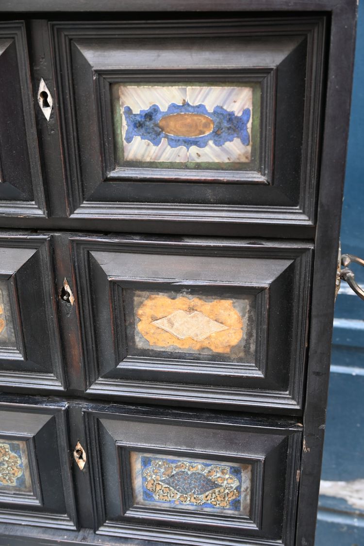 Cabinet Naples Italy, early 18th century workshop of Vittorio Billa
