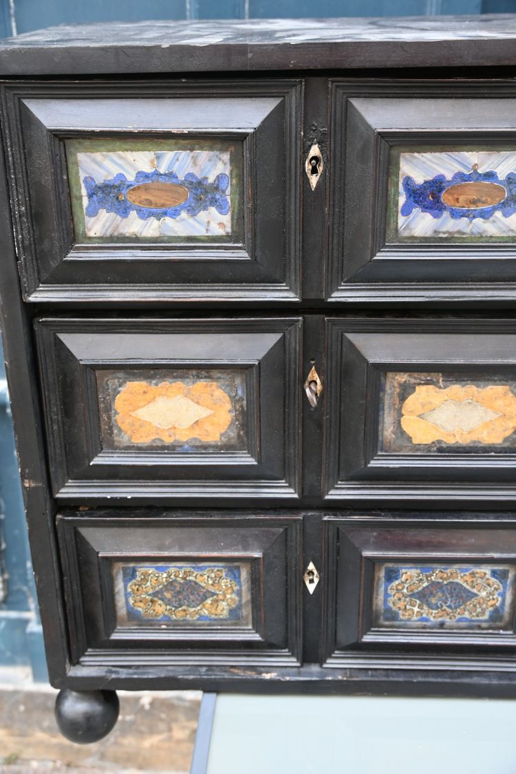Cabinet Naples Italy, early 18th century workshop of Vittorio Billa