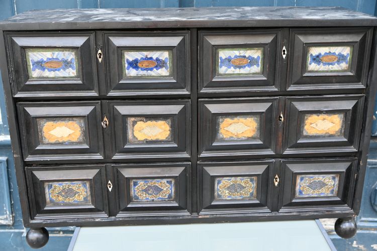 Cabinet Naples Italy, early 18th century workshop of Vittorio Billa