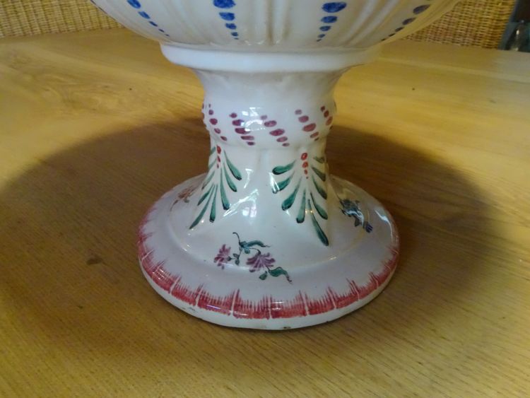 18th century earthenware Veuve Perrin Marseille Fisherman's Urn