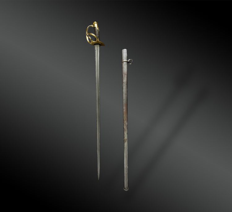 SABRE per fucilieri di riserva e cavalleria, modello 1854 troupe - Francia - XIX secolo