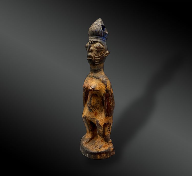 STATUETTE called Ibeji - Yoruba culture, Nigeria - First half of the 20th century