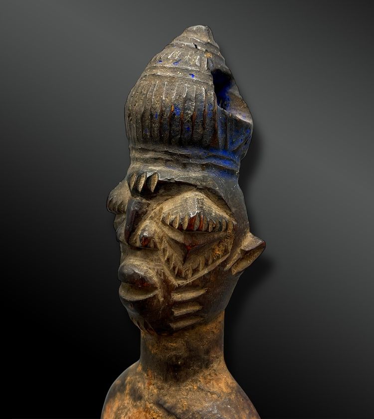 STATUETTE called Ibeji - Yoruba culture, Nigeria - First half of the 20th century
