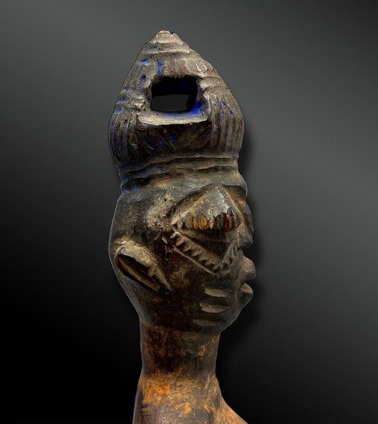 STATUETTE called Ibeji - Yoruba culture, Nigeria - First half of the 20th century
