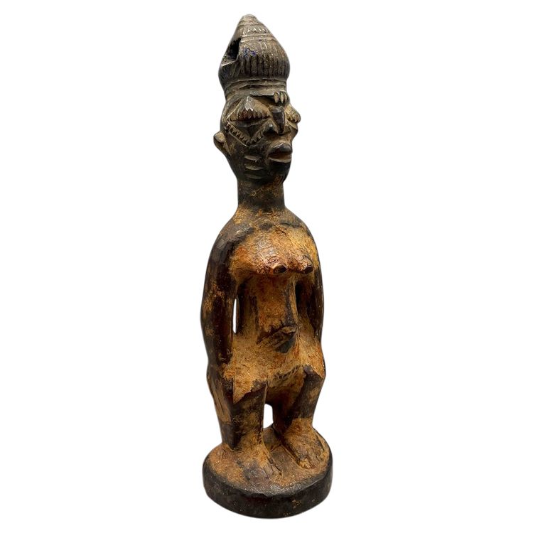 STATUETTE called Ibeji - Yoruba culture, Nigeria - First half of the 20th century