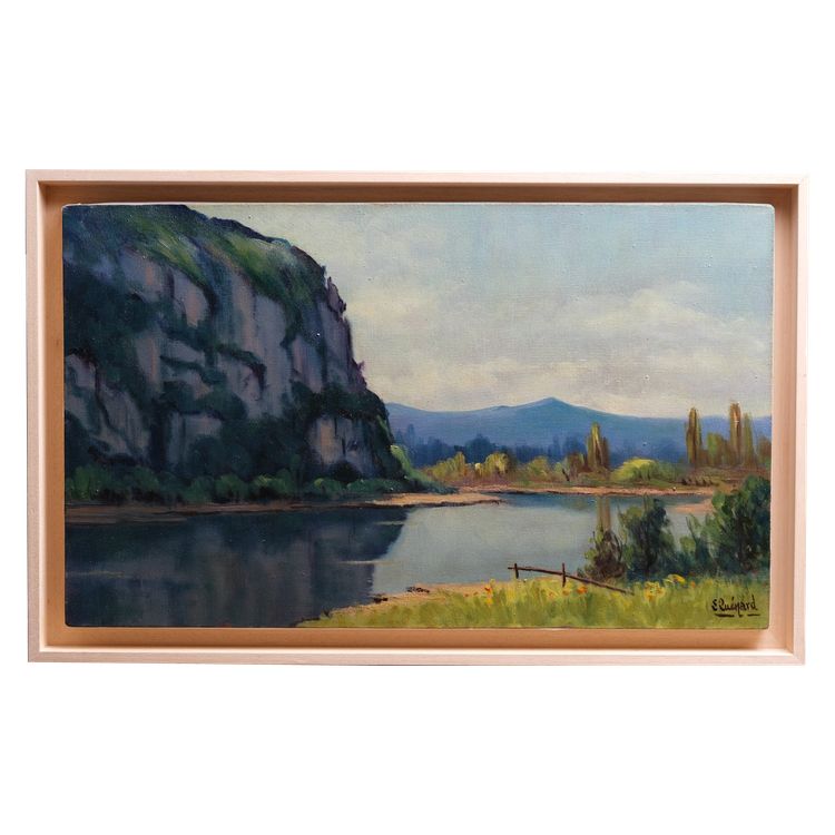 Lake and mountain view