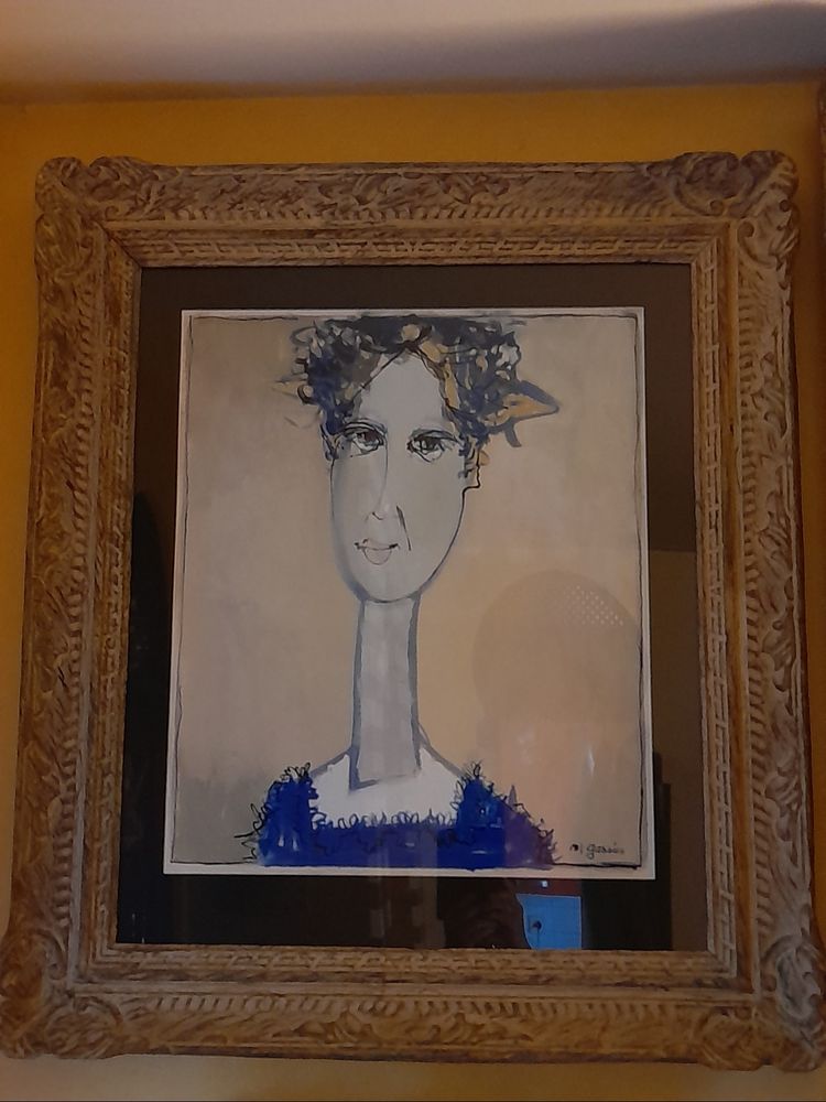 Michel Gassies satyre des temps modernes Gouache