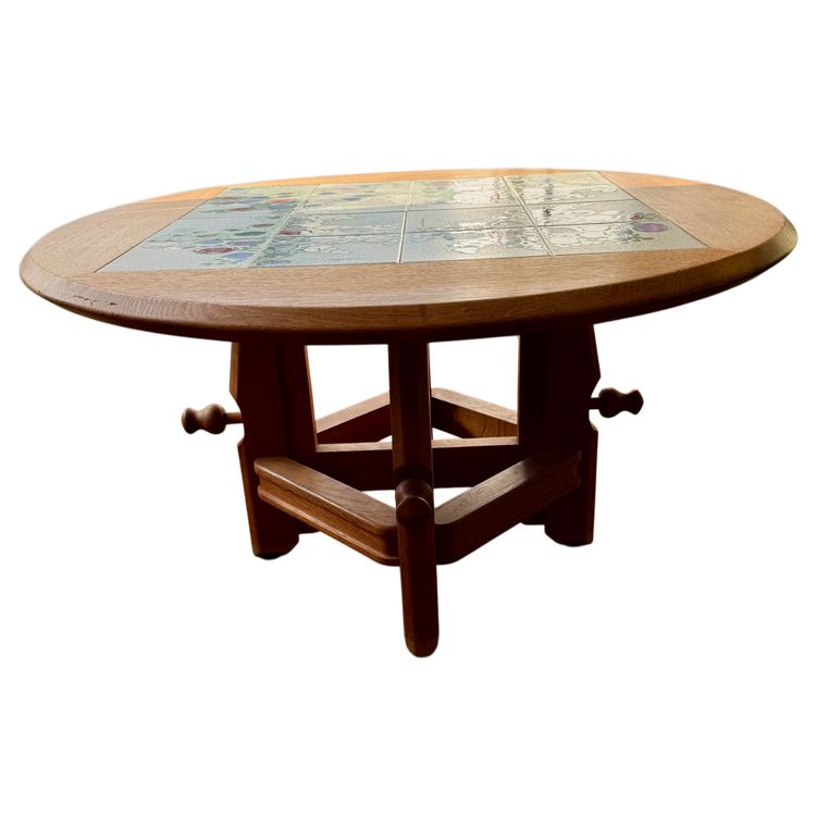 Guéridon / Table basse Guillerme et Chambron 