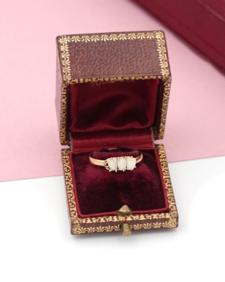 Anello per denti da latte in oro 18 carati, anello sentimentale, gioiello antico, gioiello della fertilità, ricordo
