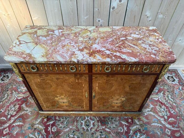 Buffet in stile Louis Louis XVI in intarsio