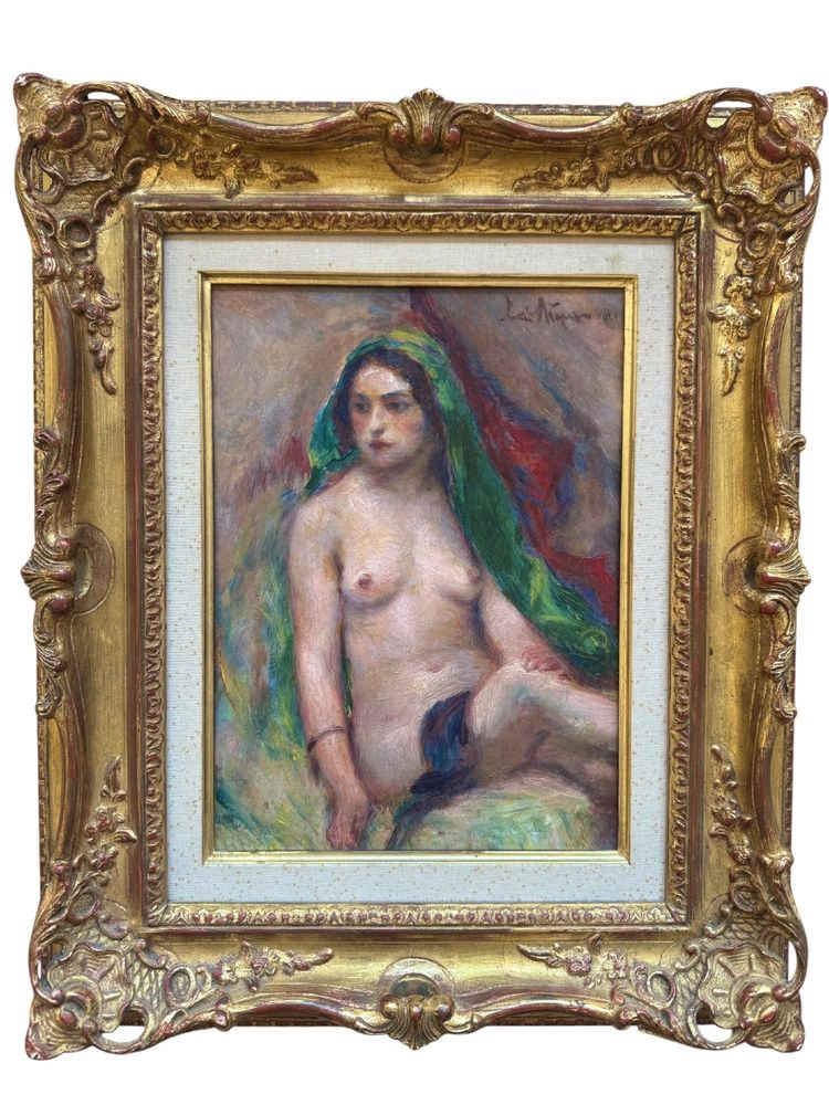 Lucien Mignon - Donna nuda orientalista