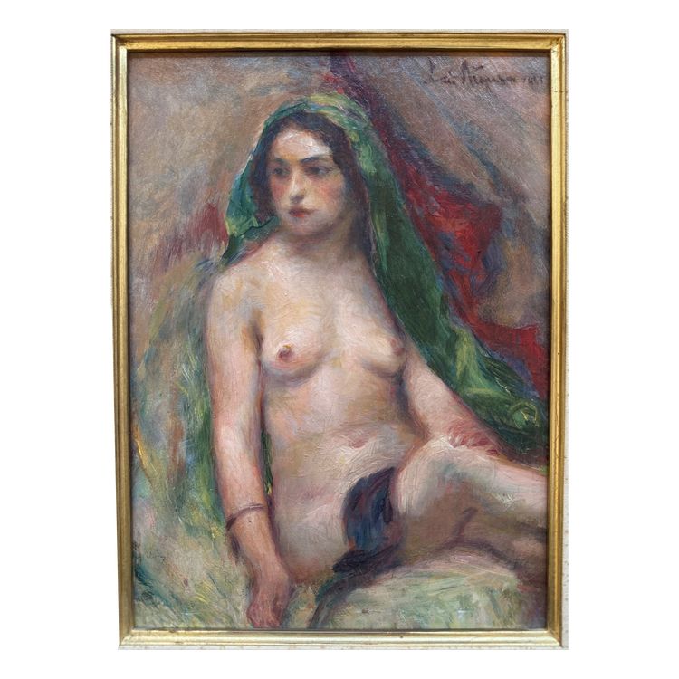 Lucien Mignon - Donna nuda orientalista